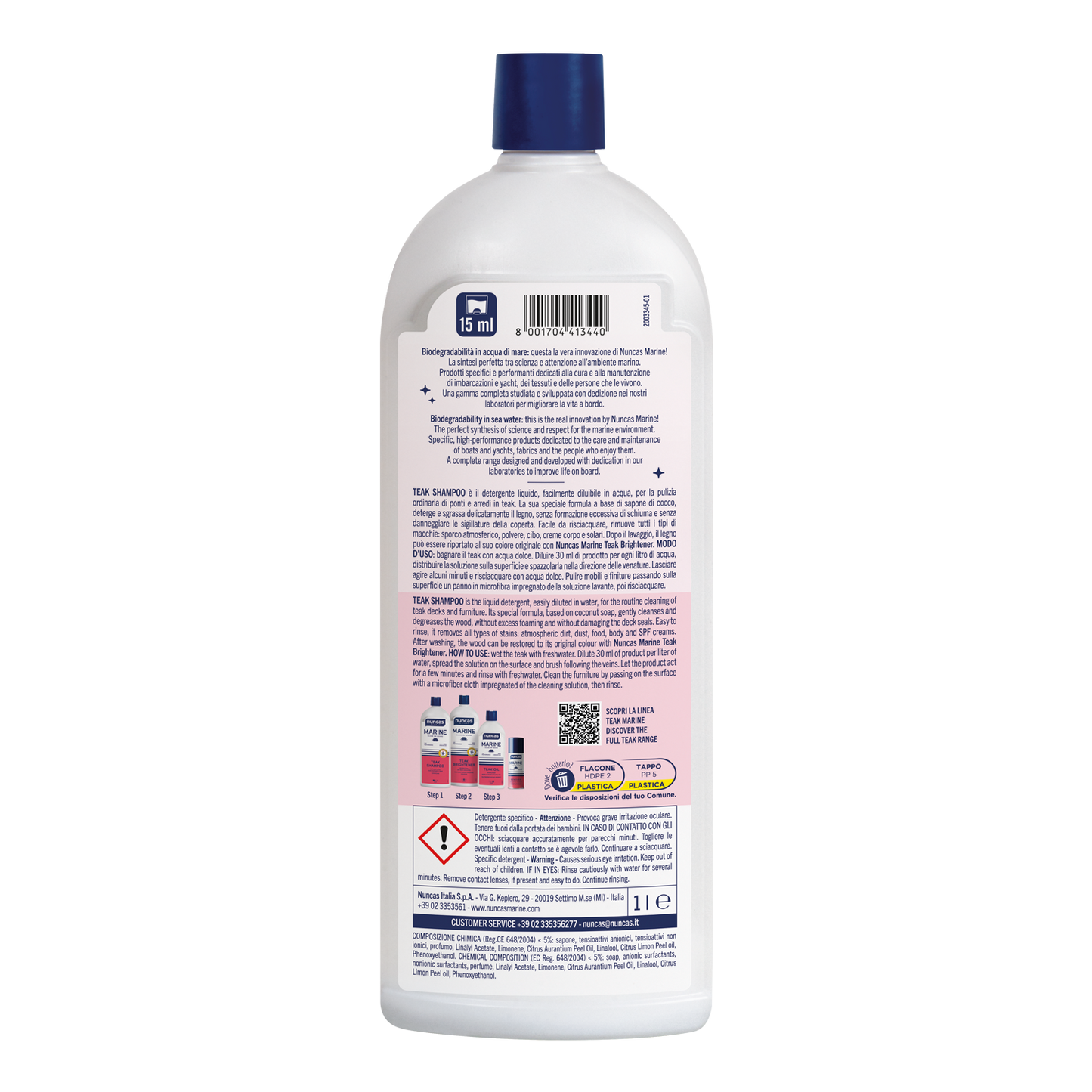 Marine Teak Shampoo - 1000ml