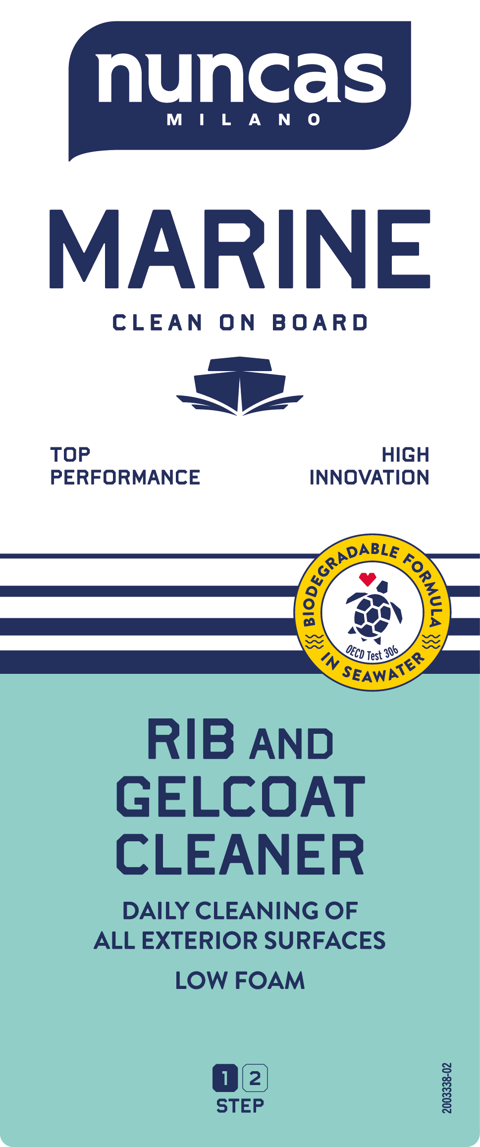 Nuncas Marine RIB and Gelcoat Cleaner - 1000ml